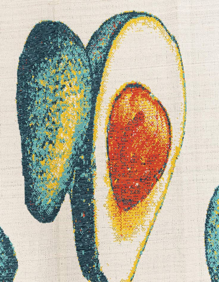 Detail image of 5' 3 x 7' 8  Washable Modern Indoor / Outdoor Rug