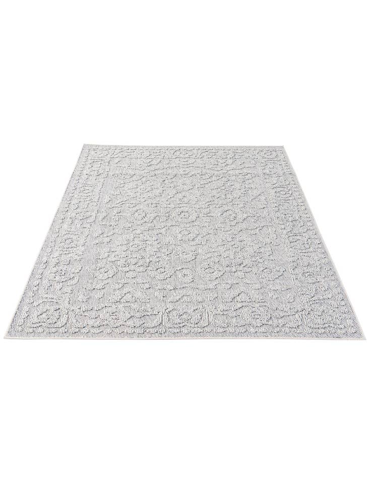 Detail image of 5' 2 x 7' 9 Easy-Clean Modern Indoor / Outdoor Rug