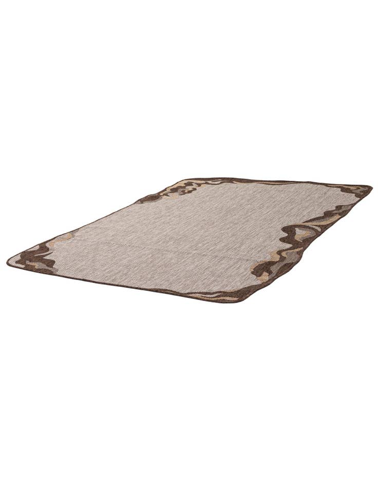 Detail image of 5' x 7' 4 Easy-Clean Modern Indoor / Outdoor Rug