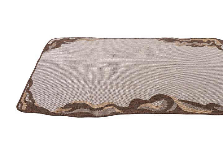 5' x 7' 4 Easy-Clean Modern Indoor / Outdoor Rug