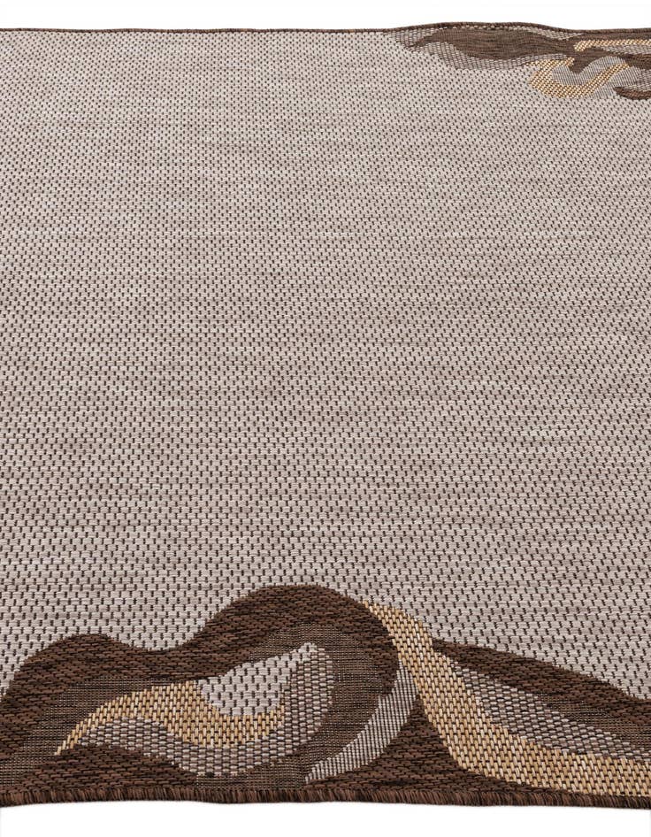 Detail image of 5' x 7' 4  Washable Modern Indoor / Outdoor Rug