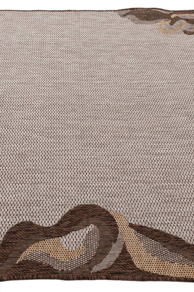 Detail image of 5' x 7' 4 Easy-Clean Modern Indoor / Outdoor Rug