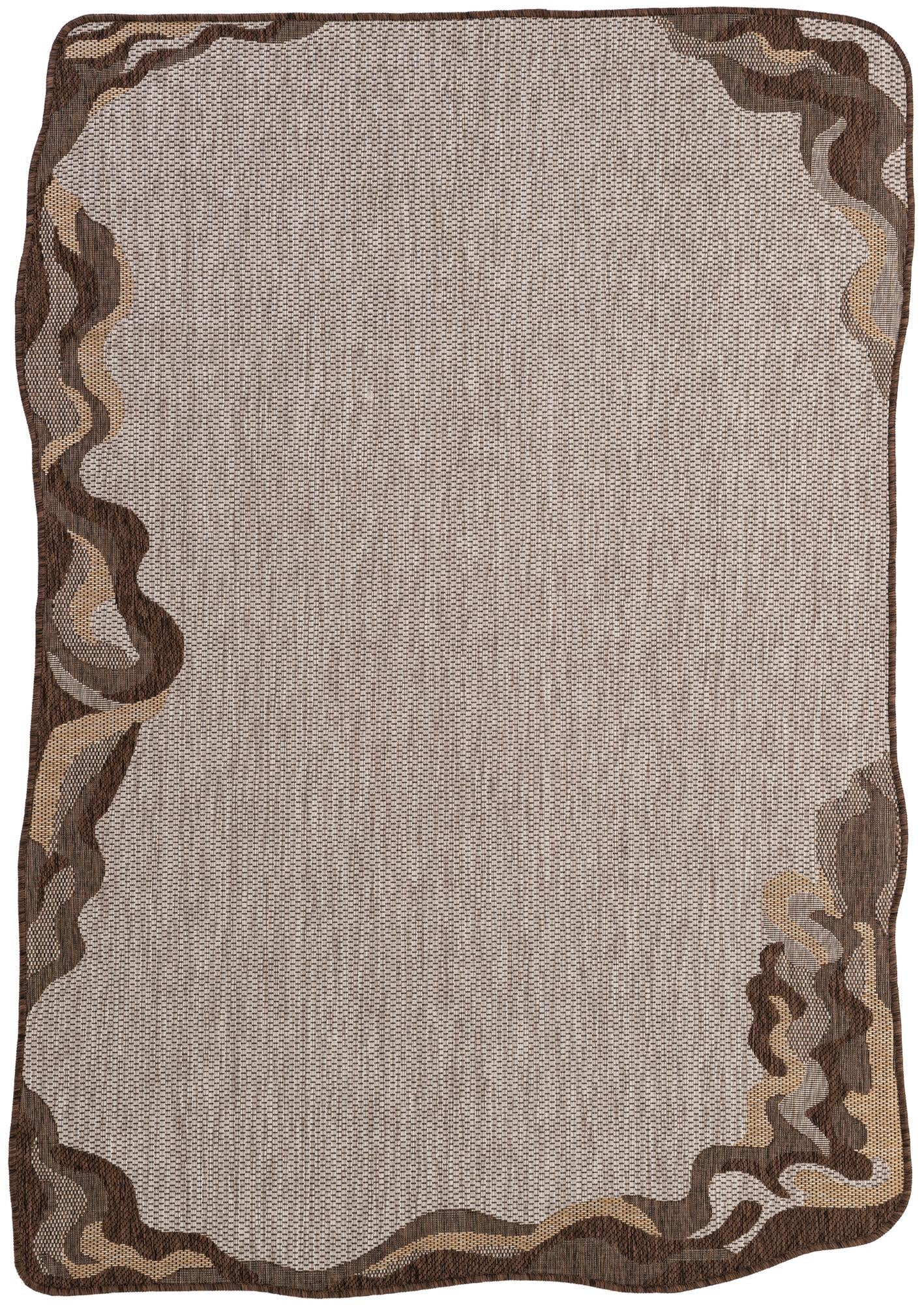 5' x 7' 4 Easy-Clean Modern Indoor / Outdoor Rug