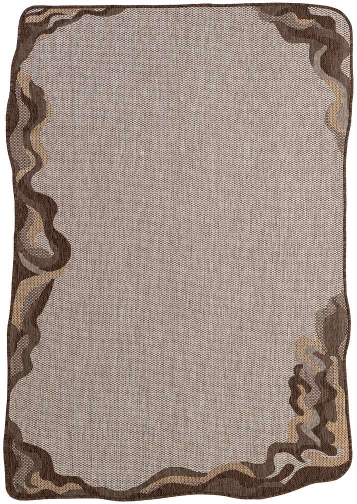 5' x 7' 4 Easy-Clean Modern Indoor / Outdoor Rug