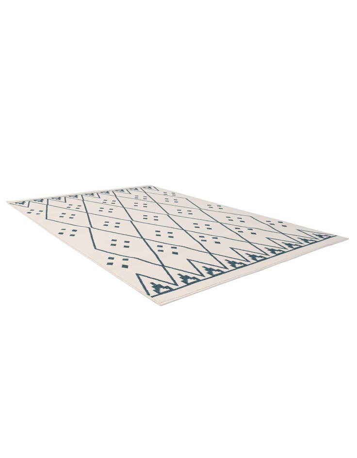 Detail image of 5' 2 x 7' 9 Easy-Clean Modern Indoor / Outdoor Rug