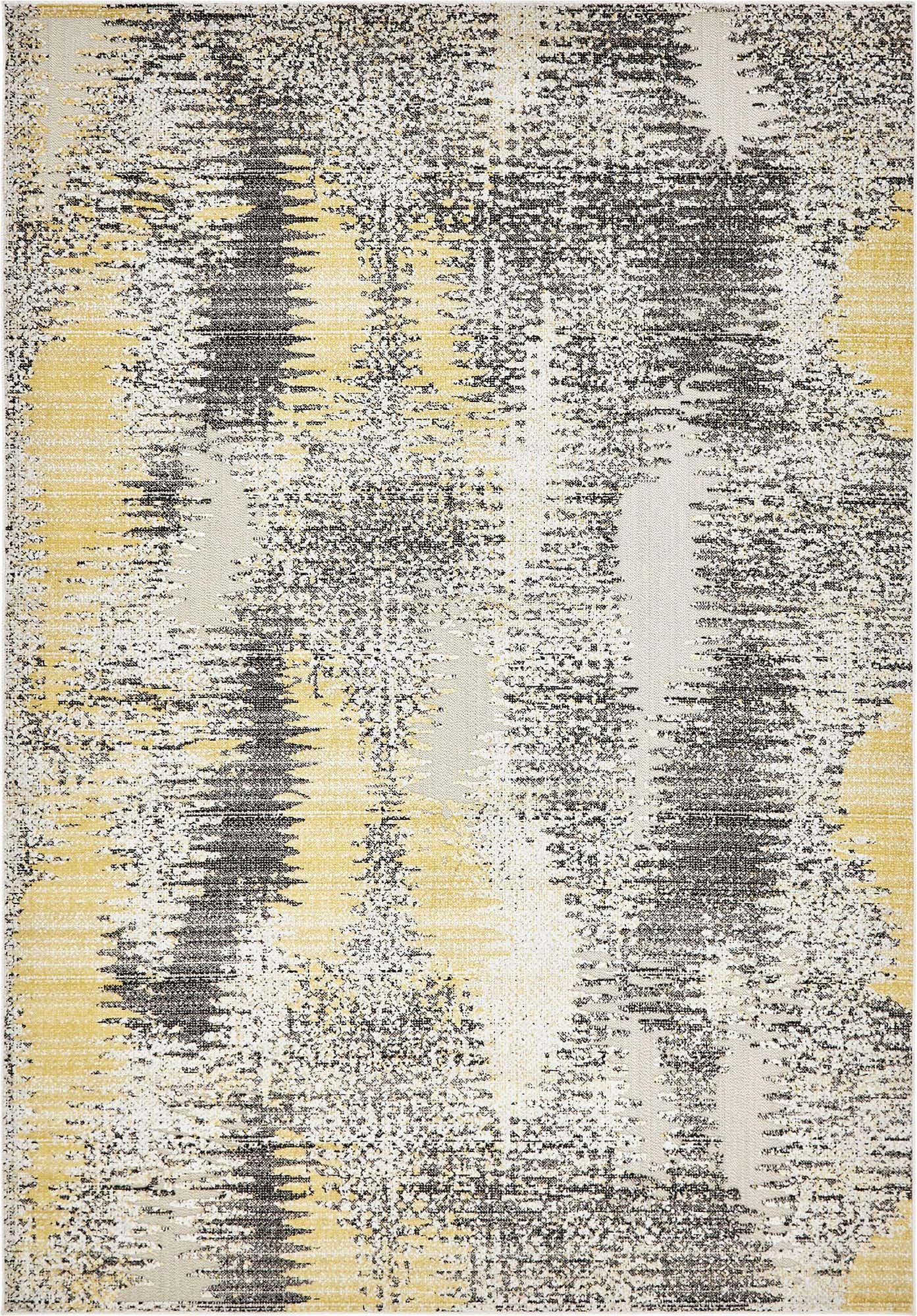 7' x 10' Easy-Clean Modern Indoor / Outdoor Rug