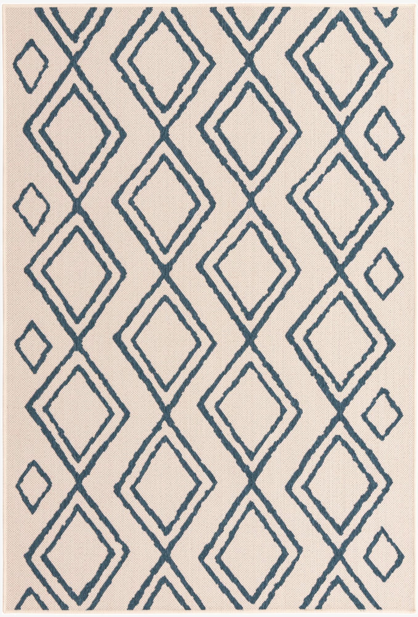 5' x 7' 7  Washable Modern Indoor / Outdoor Rug