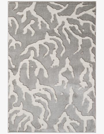 5' 3 x 7' 9 Easy-Clean Modern Indoor / Outdoor Rug