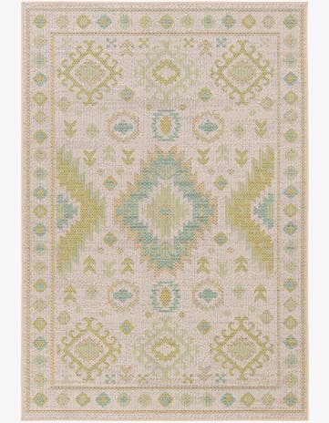 5' x 7' 3 Easy-Clean Modern Indoor / Outdoor Rug