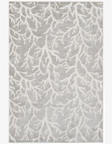 5' 3 x 7' 8 Easy-Clean Modern Indoor / Outdoor Rug