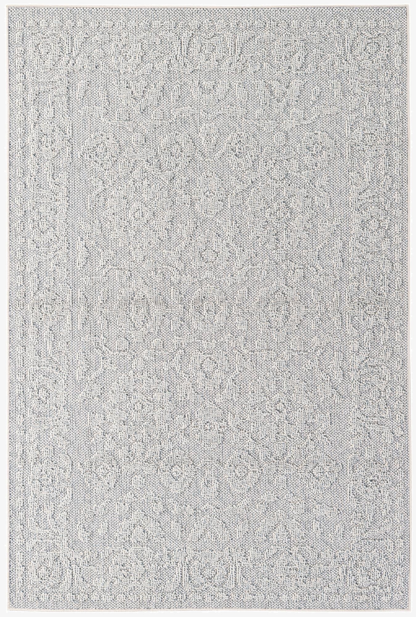 5' 2 x 7' 9  Washable Modern Indoor / Outdoor Rug