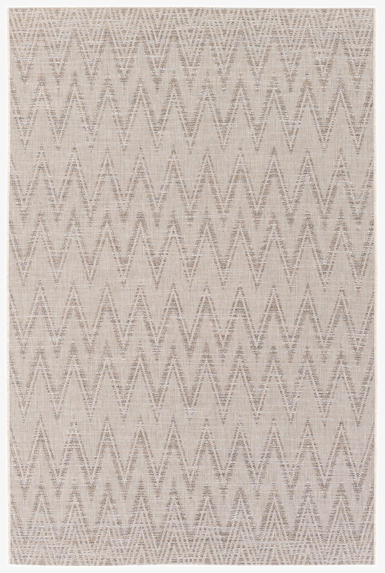 5' 2 x 7' 8  Washable Modern Indoor / Outdoor Rug