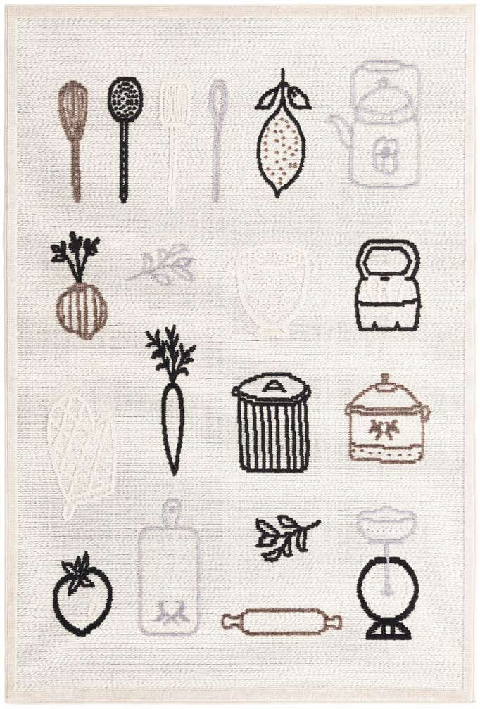 5' x 7' 7 Easy-Clean Indoor / Outdoor Rug