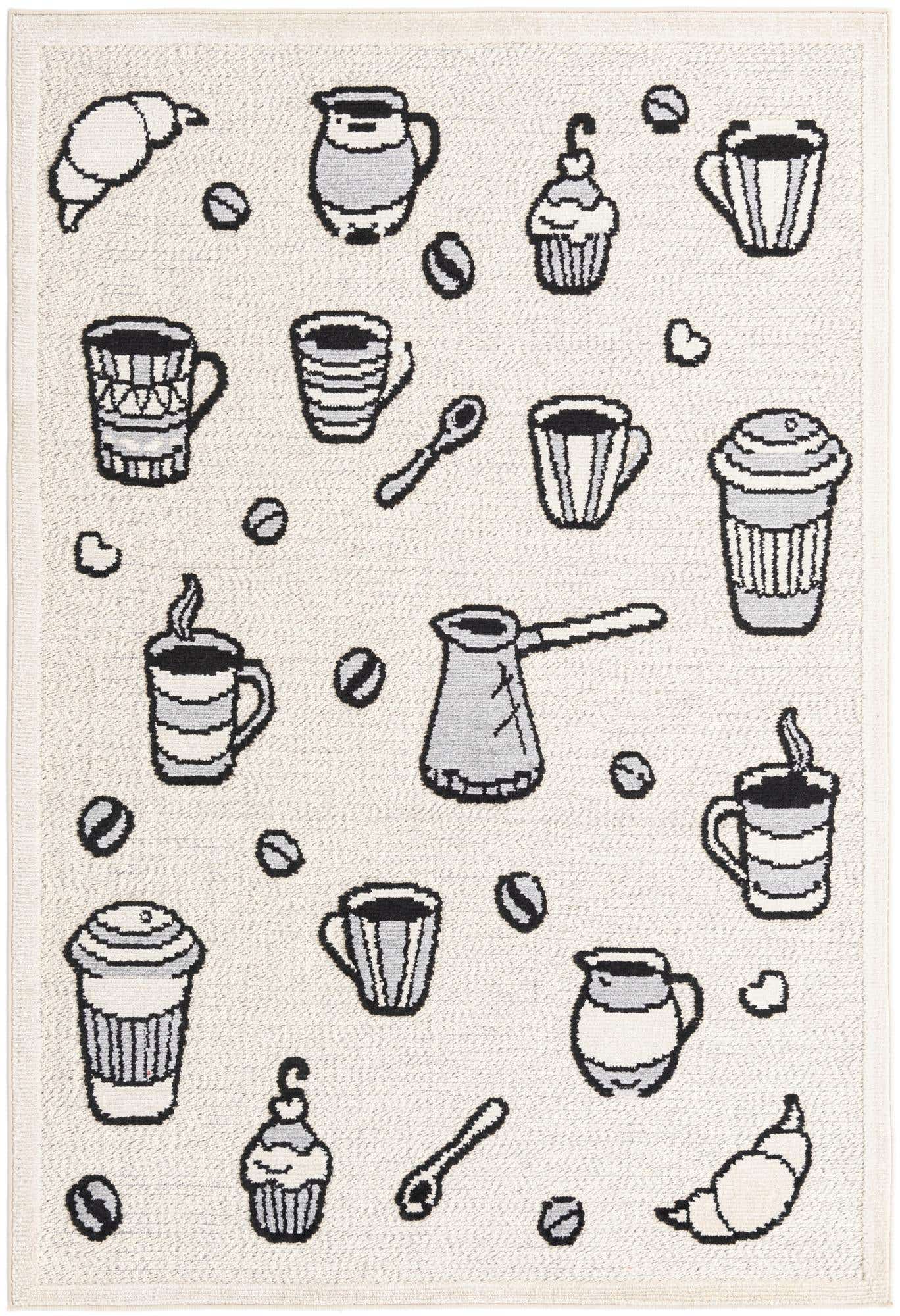 5' 3 x 7' 7 Easy-Clean Indoor / Outdoor Rug