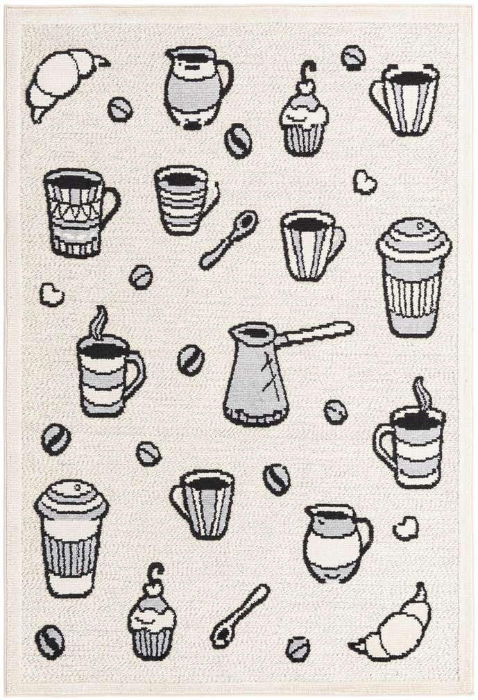 5' 3 x 7' 7 Easy-Clean Indoor / Outdoor Rug