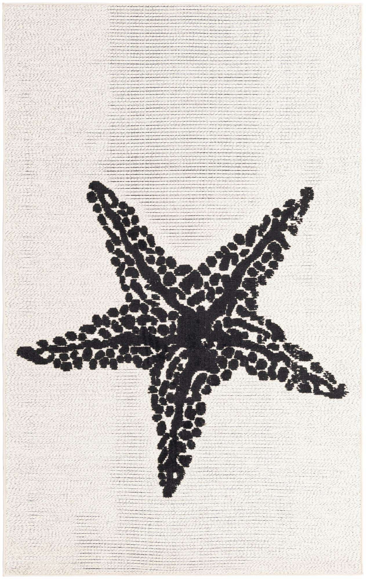 5' 3 x 7' 7 Easy-Clean Indoor / Outdoor Rug