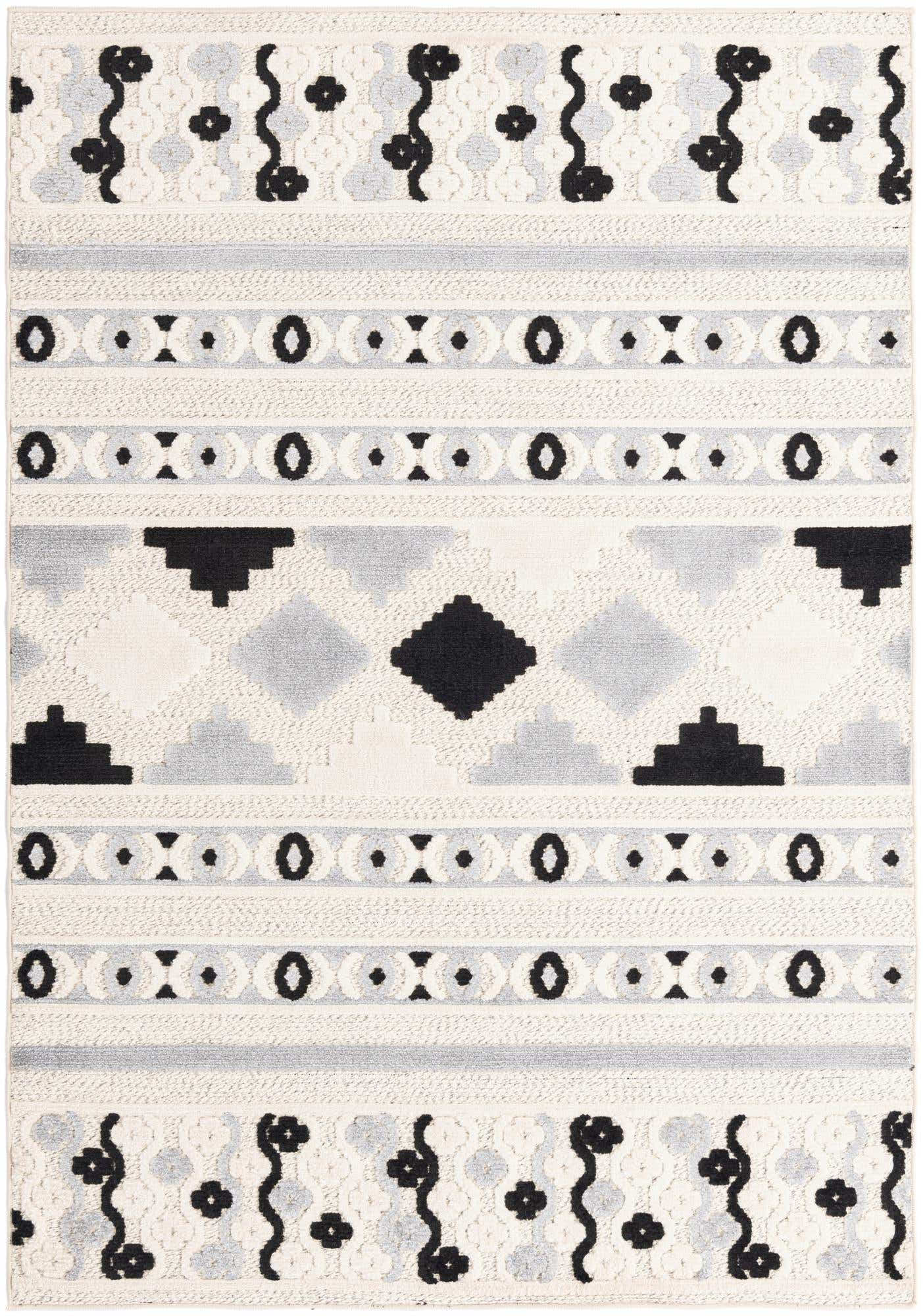 5' 3 x 7' 7 Easy-Clean Indoor / Outdoor Rug