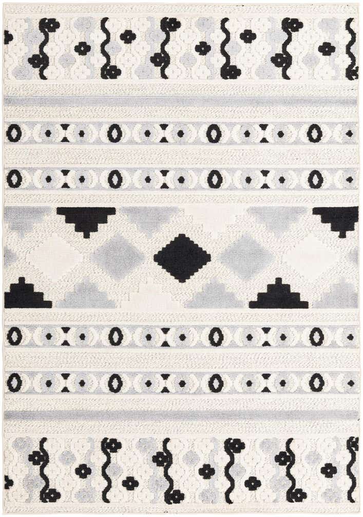 5' 3 x 7' 7 Easy-Clean Indoor / Outdoor Rug