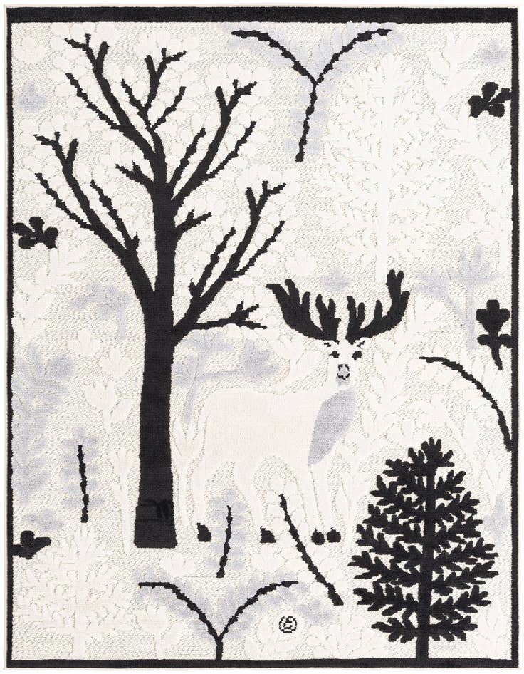 Detail image of 5' 3 x 7' 7 Easy-Clean Indoor / Outdoor Rug