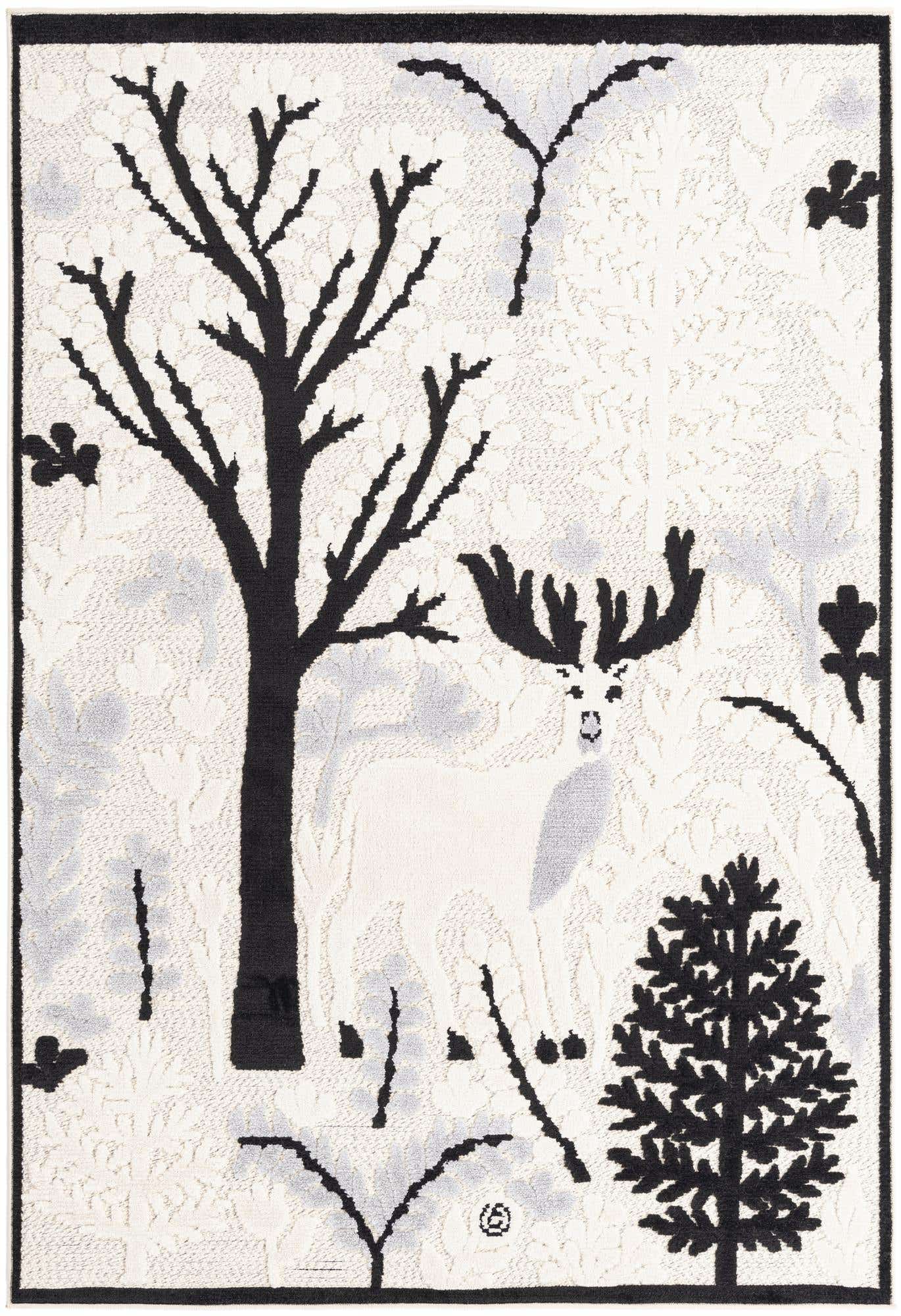 5' 3 x 7' 7 Easy-Clean Indoor / Outdoor Rug