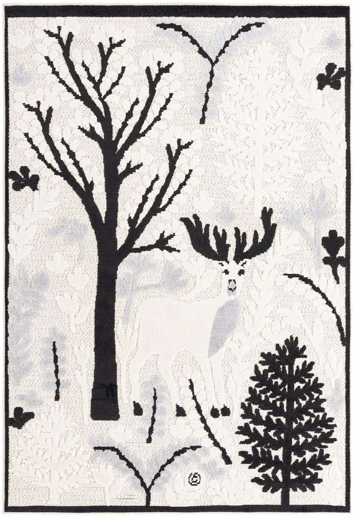 5' 3 x 7' 7 Easy-Clean Indoor / Outdoor Rug