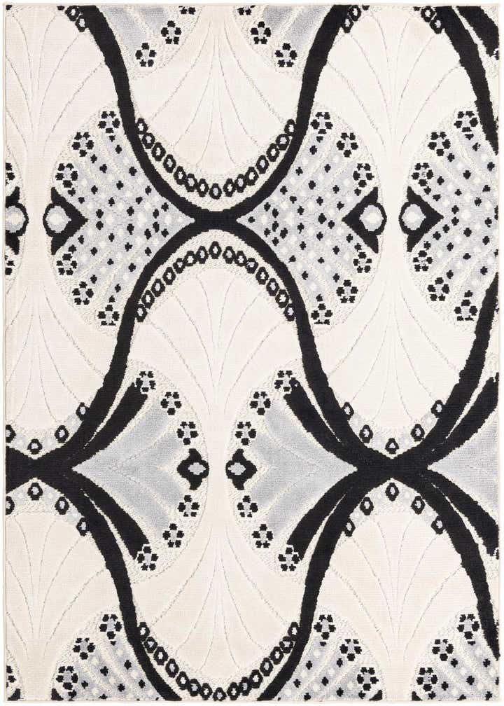 5' 3 x 7' 7 Easy-Clean Indoor / Outdoor Rug