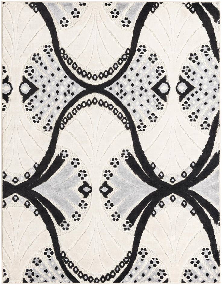 Detail image of 5' 3 x 7' 7 Easy-Clean Indoor / Outdoor Rug