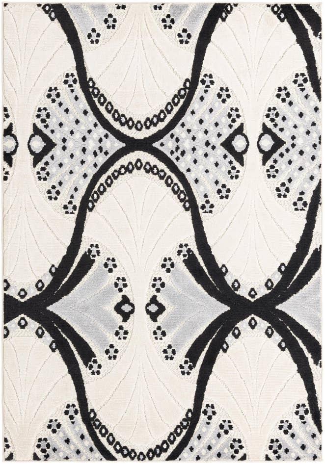 Detail image of 5' 3 x 7' 7 Easy-Clean Indoor / Outdoor Rug