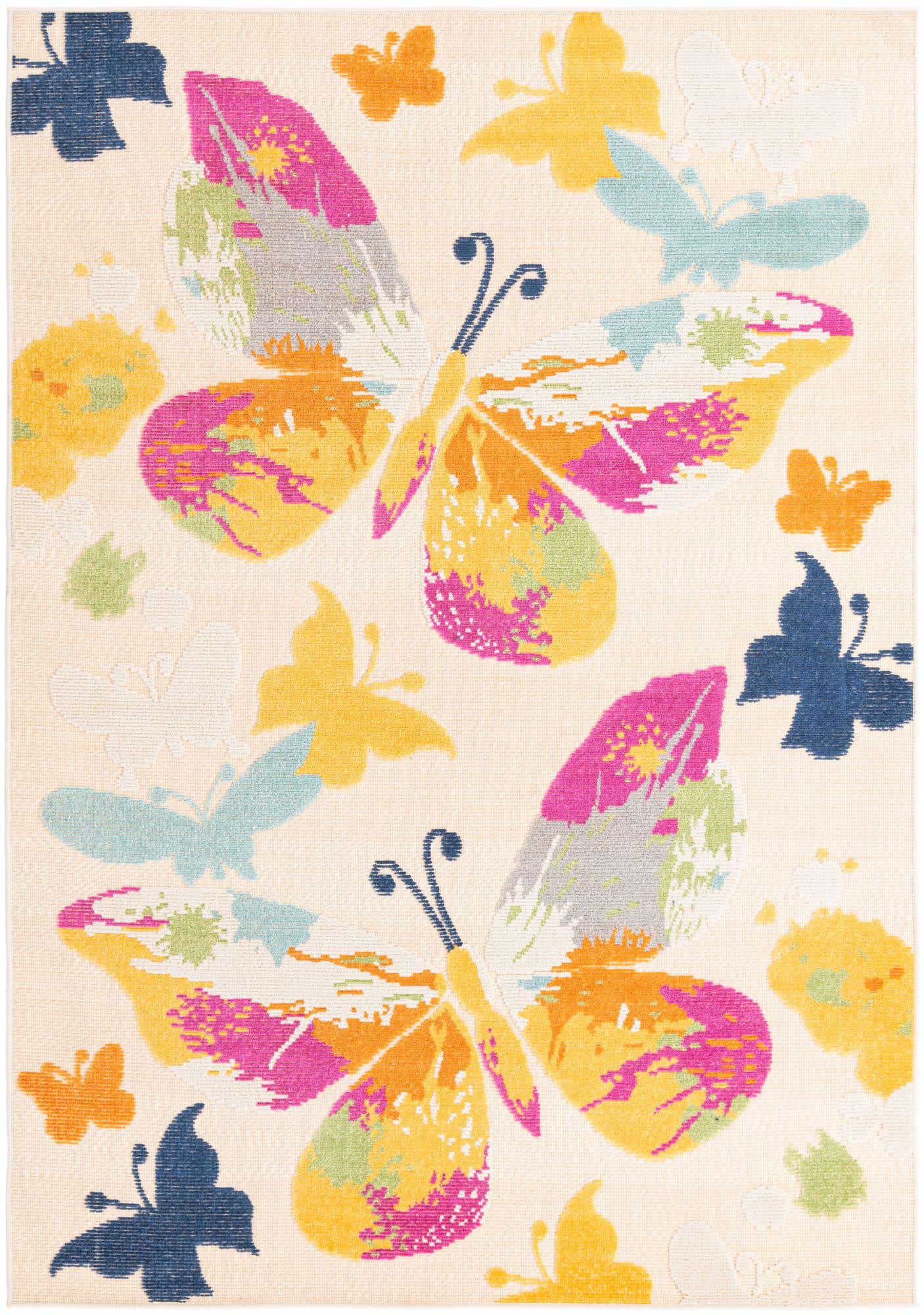 5' 3 x 7' 7 Easy-Clean Indoor / Outdoor Rug