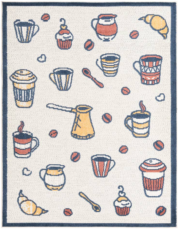 Detail image of 5' x 7' 7 Easy-Clean Indoor / Outdoor Rug