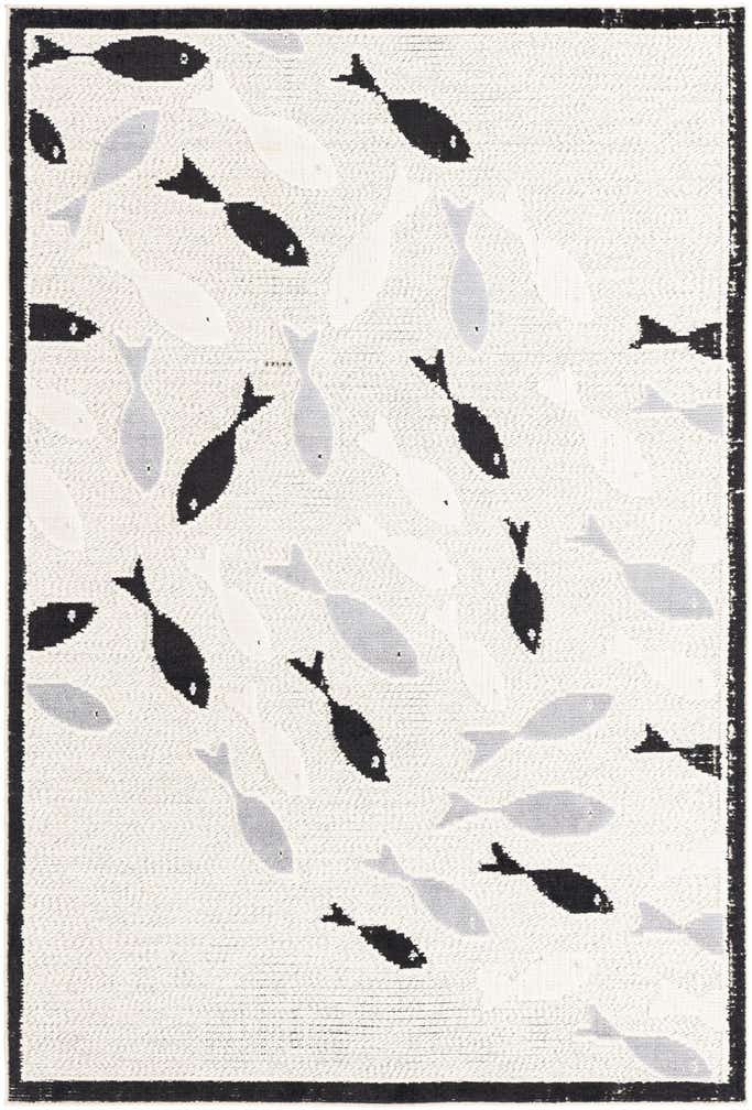 5' 3 x 7' 7 Easy-Clean Indoor / Outdoor Rug
