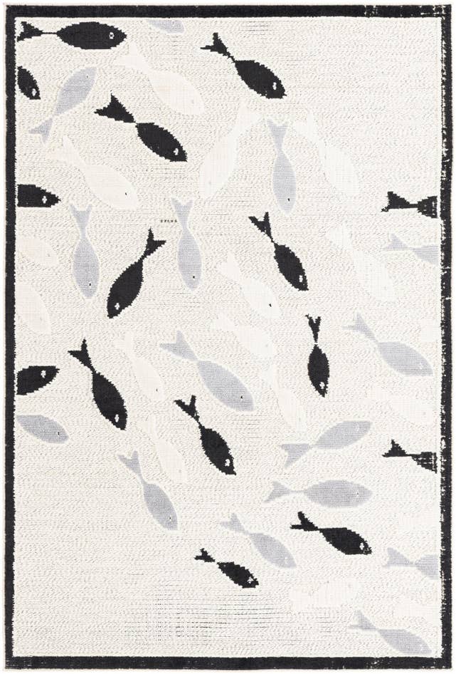 Detail image of 5' 3 x 7' 7 Easy-Clean Indoor / Outdoor Rug