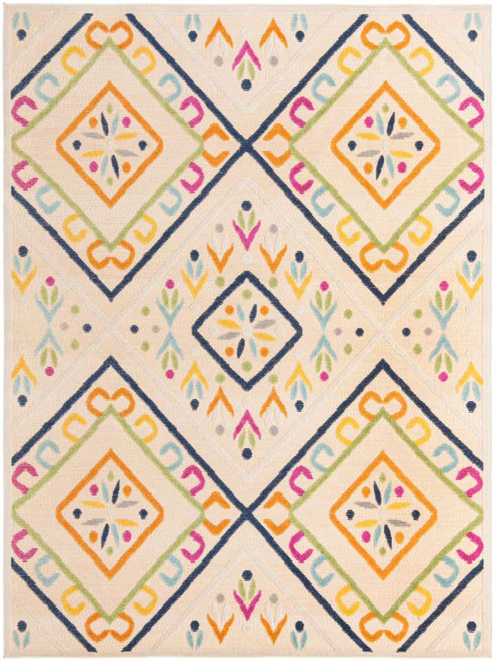 7' 3 x 9' 10 Easy-Clean Indoor / Outdoor Rug