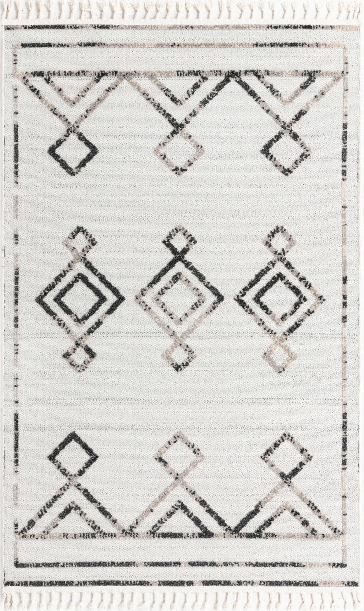 5' 3 x 7' 7  Washable  Indoor / Outdoor Rug