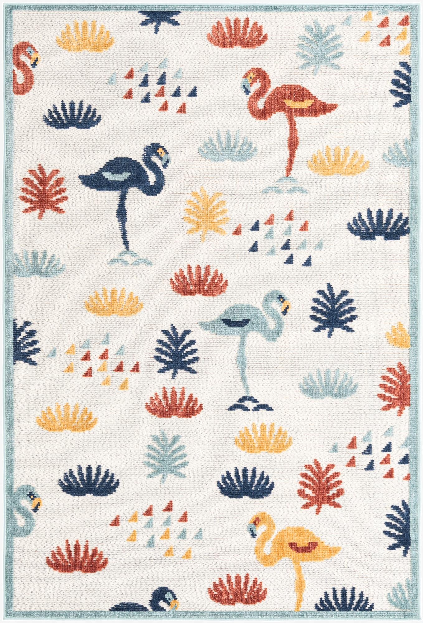 Primary image 5' x 7' 7  Washable  Indoor / Outdoor Rug