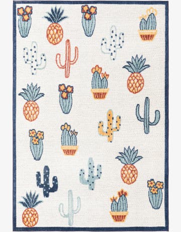 5' x 7' 7 Easy-Clean Indoor / Outdoor Rug