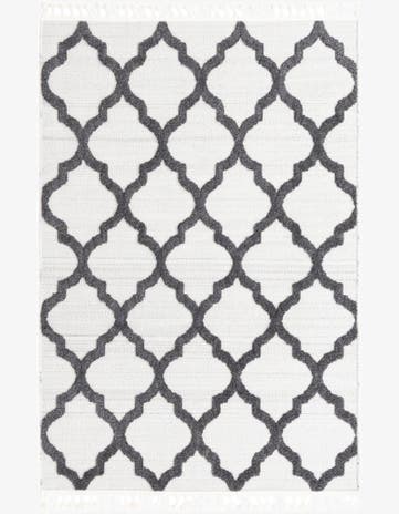 5' 3 x 7' 7 Easy-Clean Indoor / Outdoor Rug