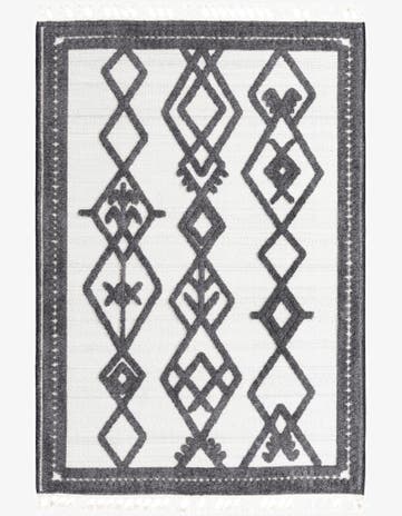 Ivory Easy-Clean Indoor / Outdoor Rug