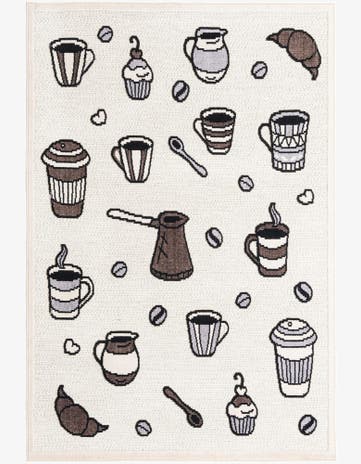 5' x 7' 7 Easy-Clean Indoor / Outdoor Rug