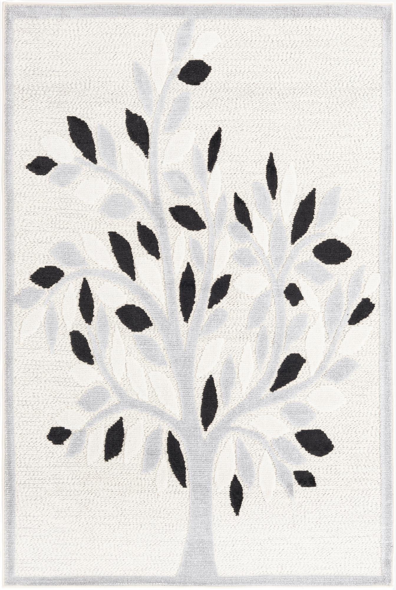 5' 3 x 7' 7  Washable  Indoor / Outdoor Rug
