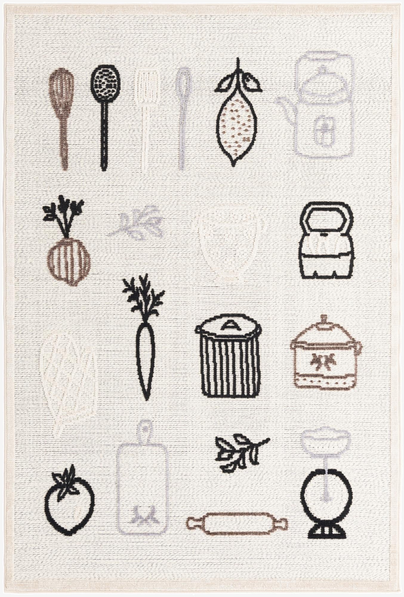 5' x 7' 7 Easy-Clean Indoor / Outdoor Rug