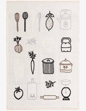 5' x 7' 7 Easy-Clean Indoor / Outdoor Rug