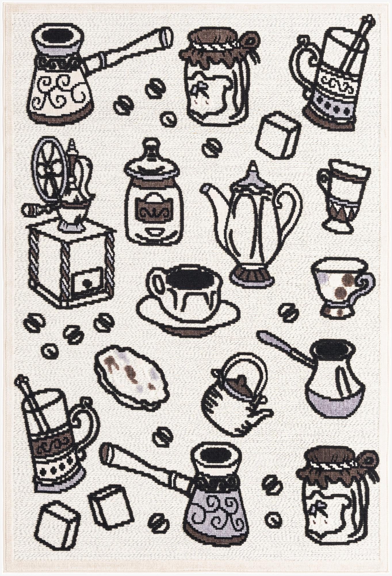 Primary image 5' x 7' 7  Washable  Indoor / Outdoor Rug