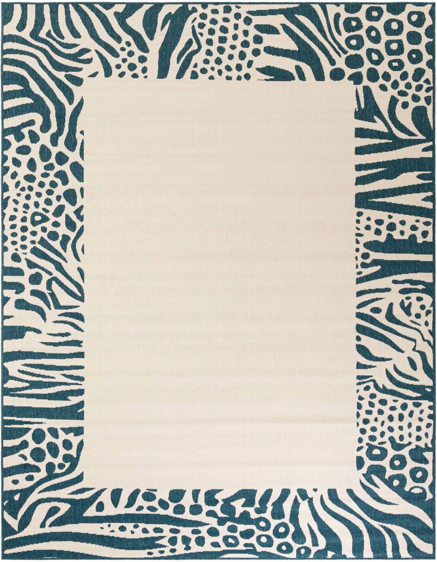 7' 10 x 10' Easy-Clean Safari Indoor / Outdoor Rug