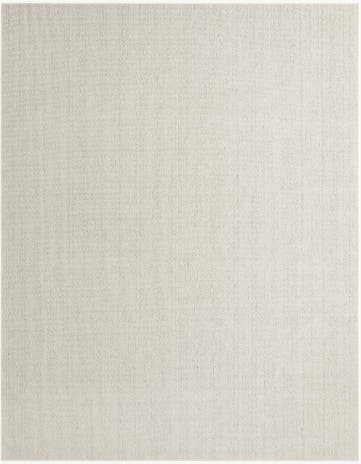 Ivory Easy-Clean Solid Indoor / Outdoor Rug