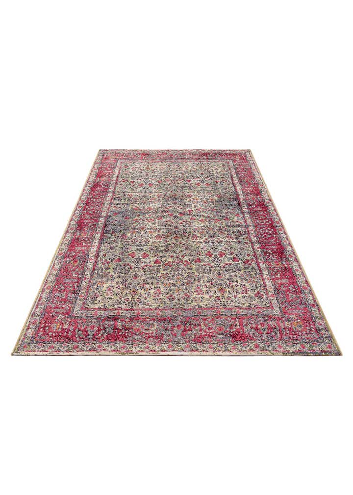 5' 2 x 7' 5 Easy-Clean Traditional Indoor / Outdoor Rug
