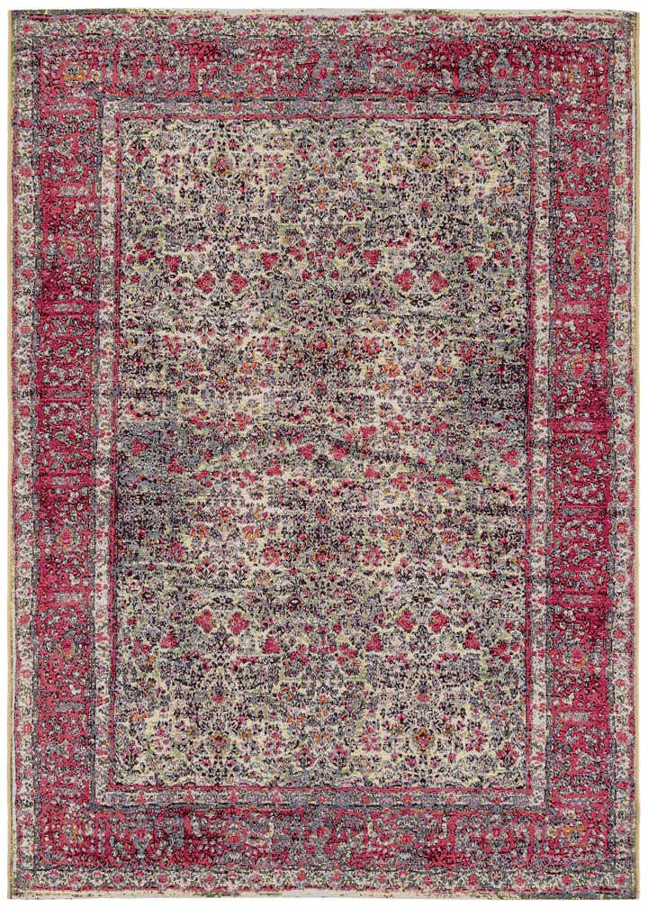 5' 2 x 7' 5 Easy-Clean Traditional Indoor / Outdoor Rug