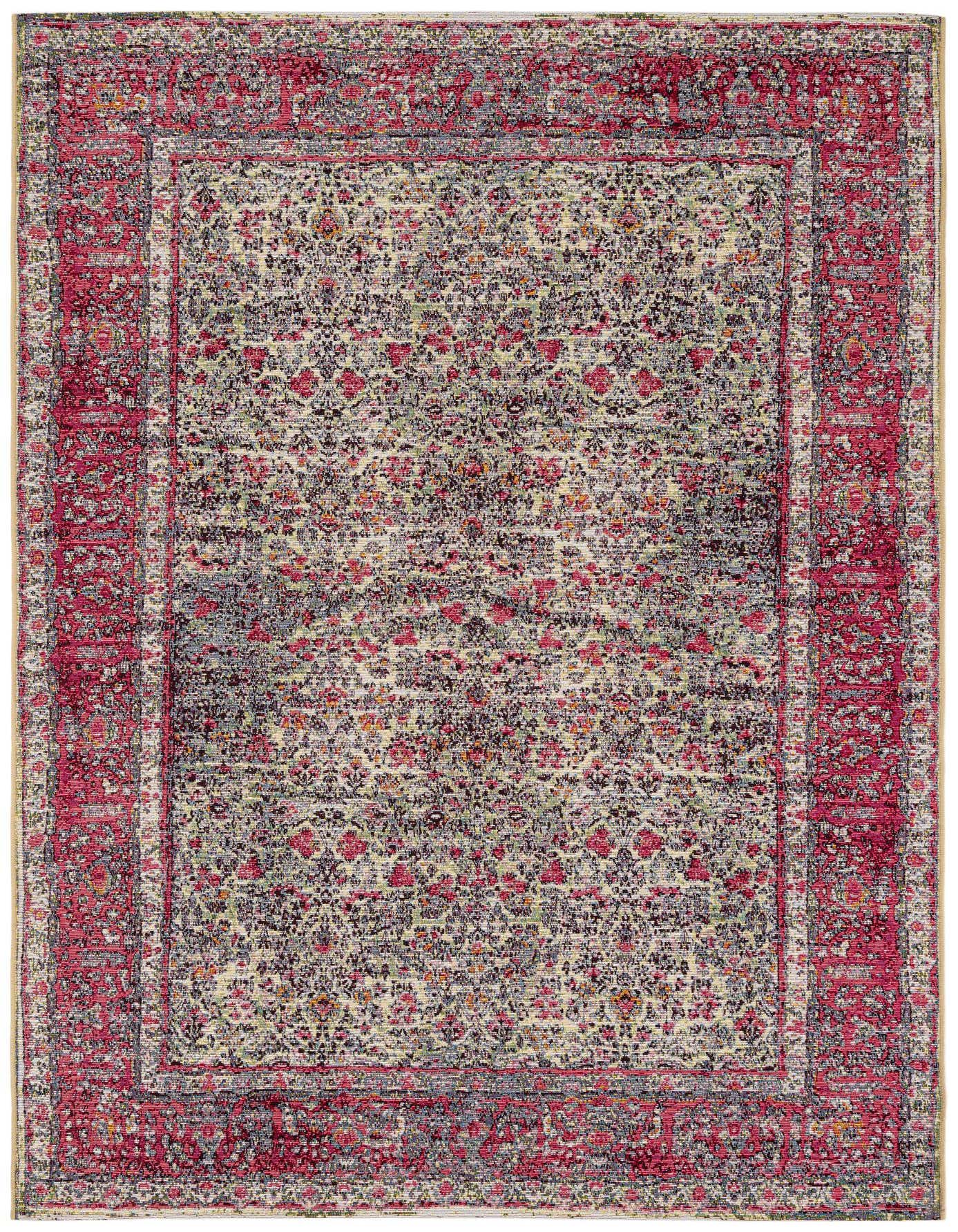5' 2 x 7' 5 Easy-Clean Traditional Indoor / Outdoor Rug