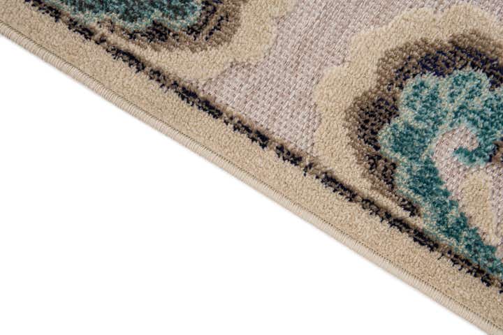 5' x 7' 8 Easy-Clean Traditional Indoor / Outdoor Rug