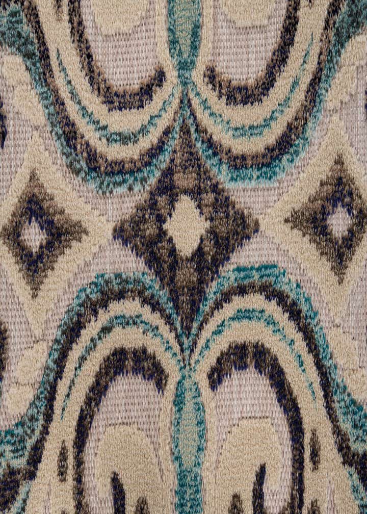5' x 7' 8 Easy-Clean Traditional Indoor / Outdoor Rug